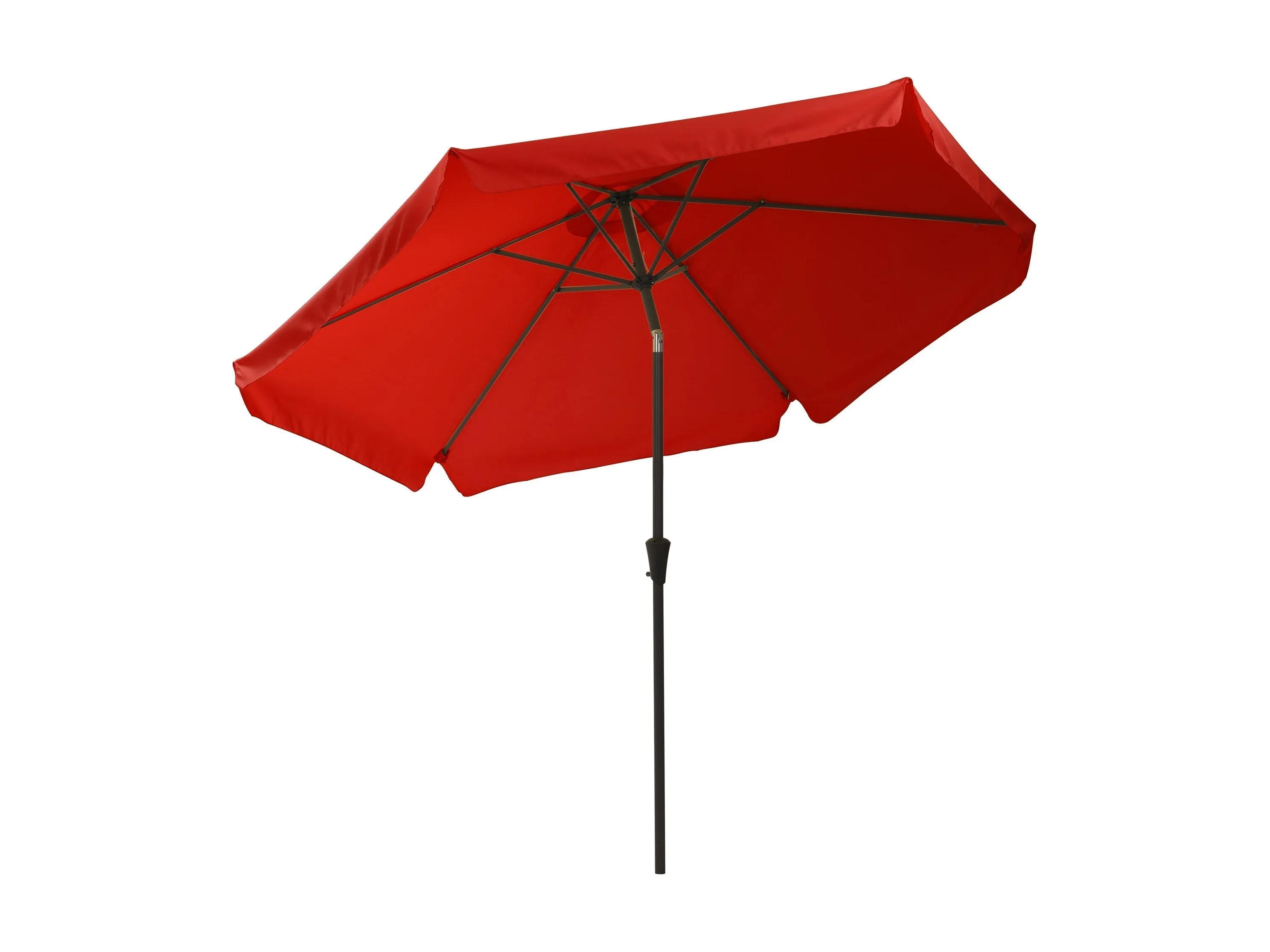 10ft Round Crimson Red Patio Umbrella