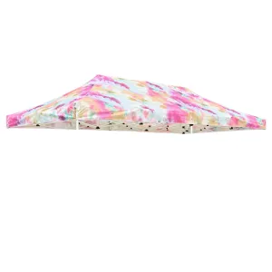 10x20 Canopy Replacement Top Tie-dyed Pink