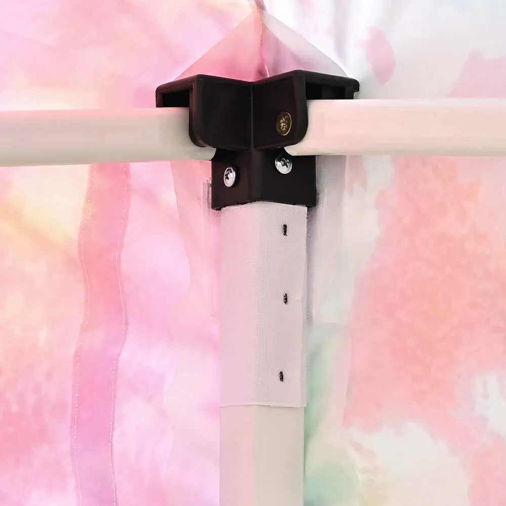 10x20 Canopy Replacement Top Tie-dyed Pink