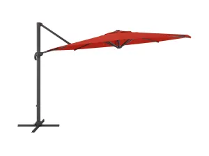 11.5ft Deluxe Offset Patio Umbrella - Crimson Red