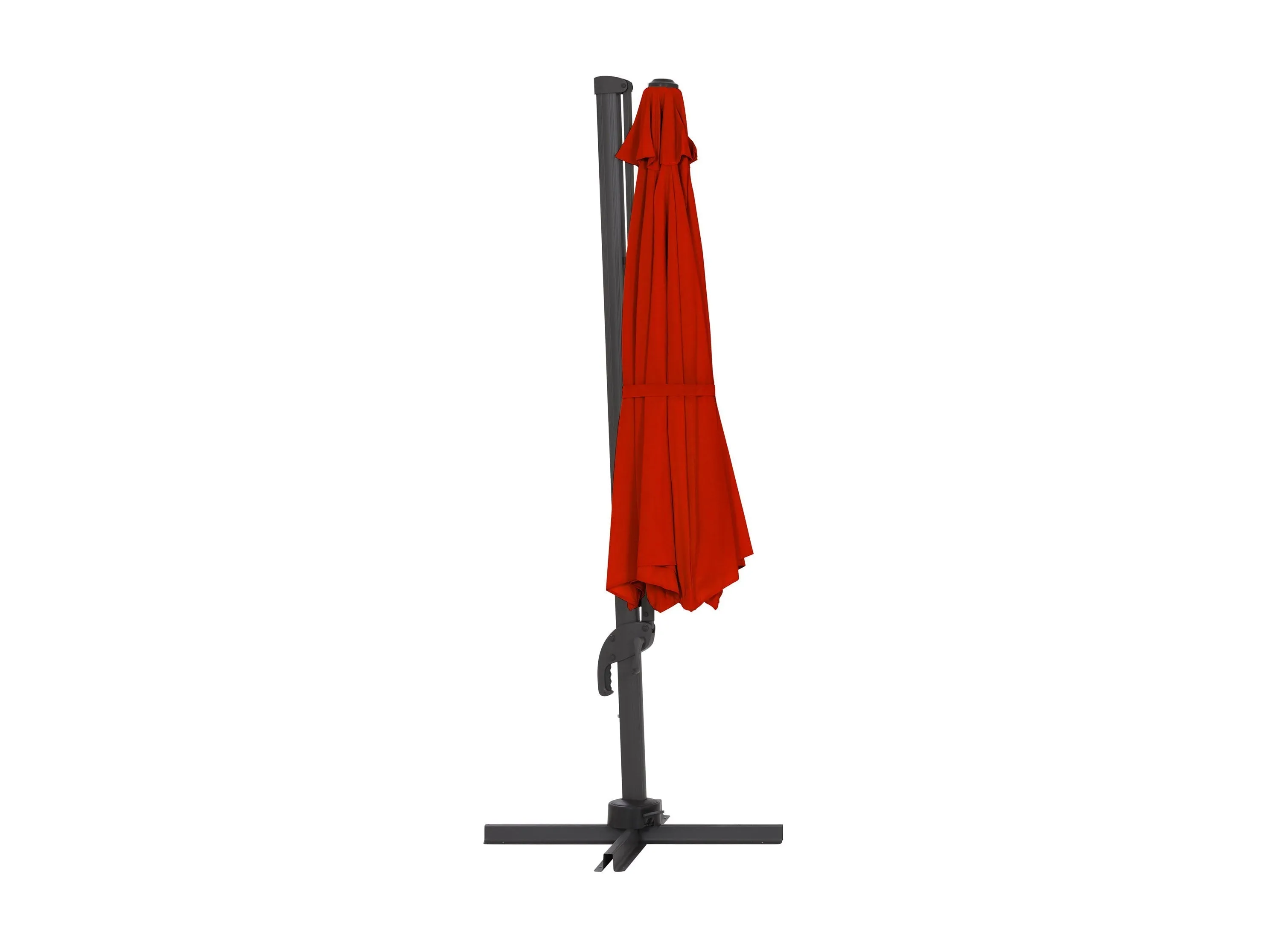 11.5ft Deluxe Offset Patio Umbrella - Crimson Red