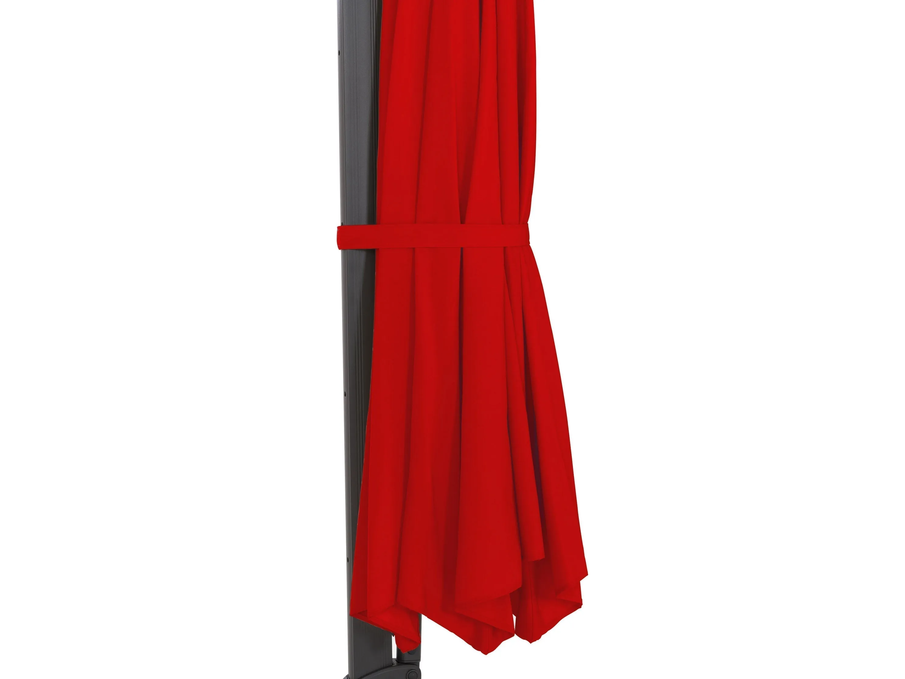 11.5ft Deluxe Offset Patio Umbrella - Crimson Red