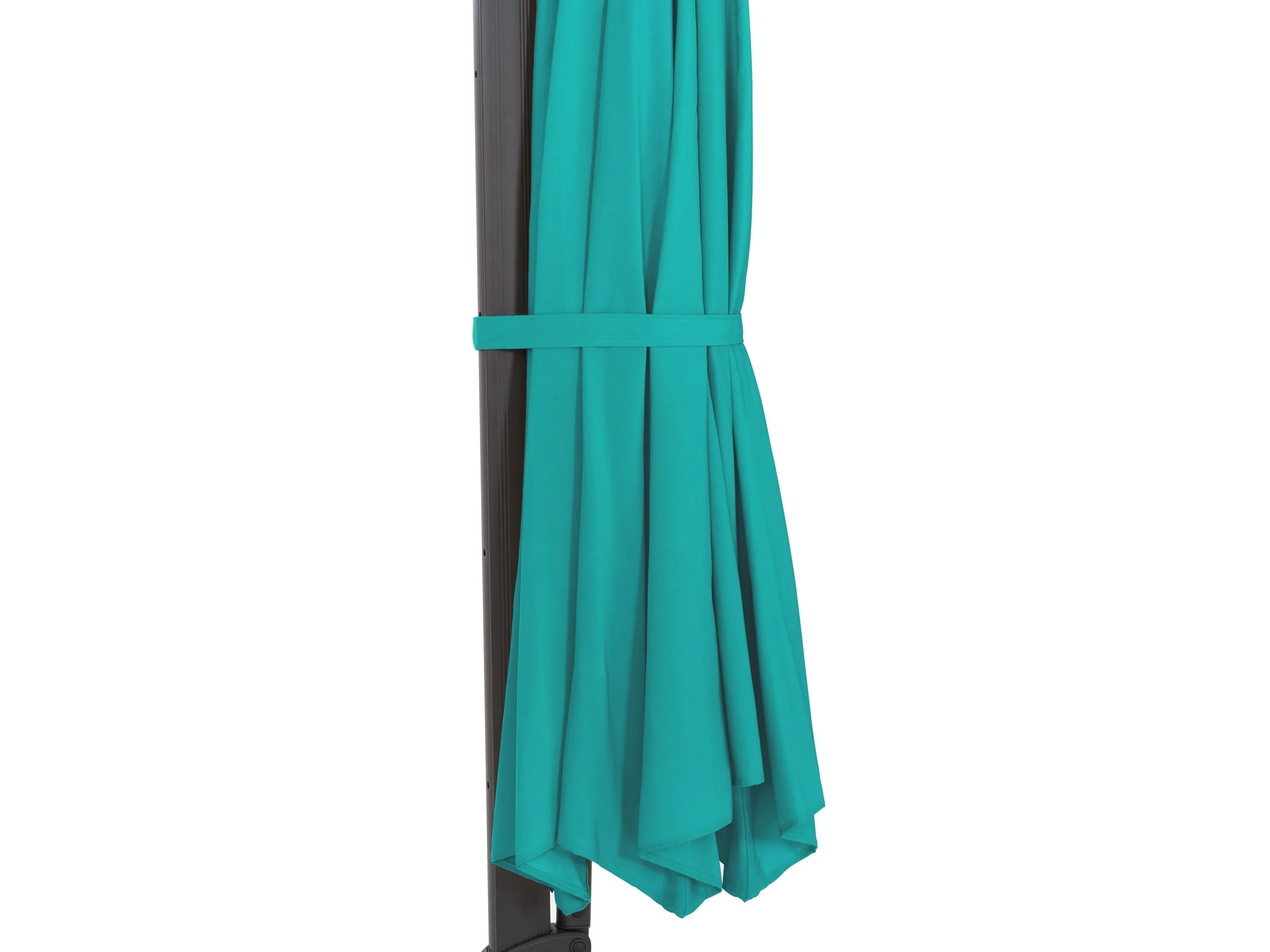 11.5ft Deluxe Offset Patio Umbrella - Turquoise