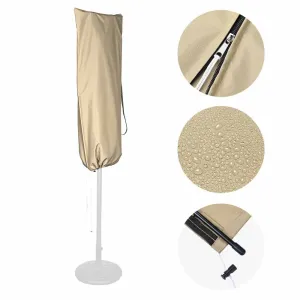 15 Foot Patio Umbrella Cover with Zipper Rod