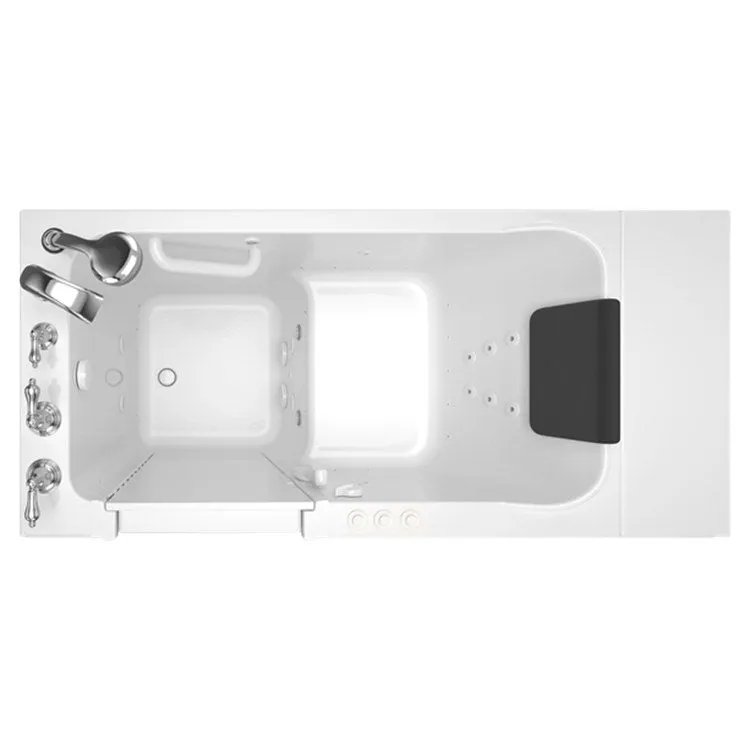 2848 Series 28"W x 48"L Acrylic Walk-In Combination Bathtub with Left-Hand Drain/Faucet