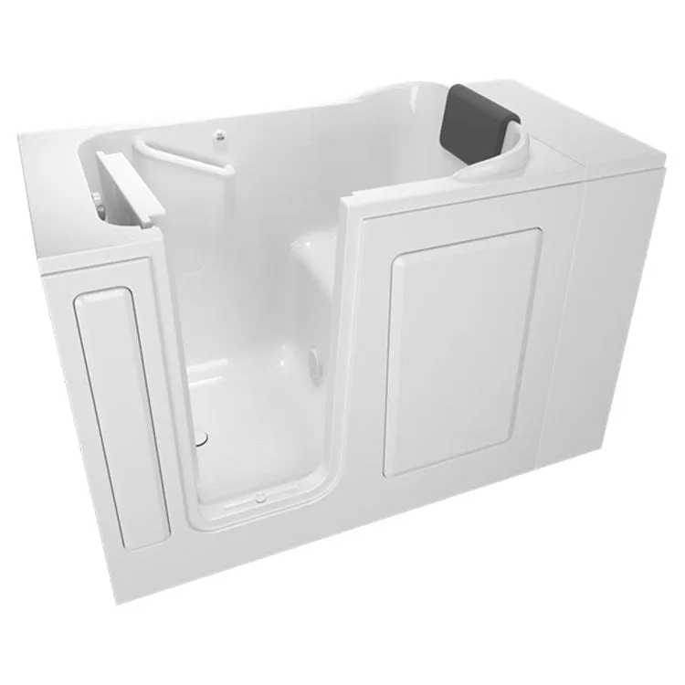 2848 Series 28"W x 48"L Gelcoat Walk-In Soaking Bathtub with Left-Hand Drain