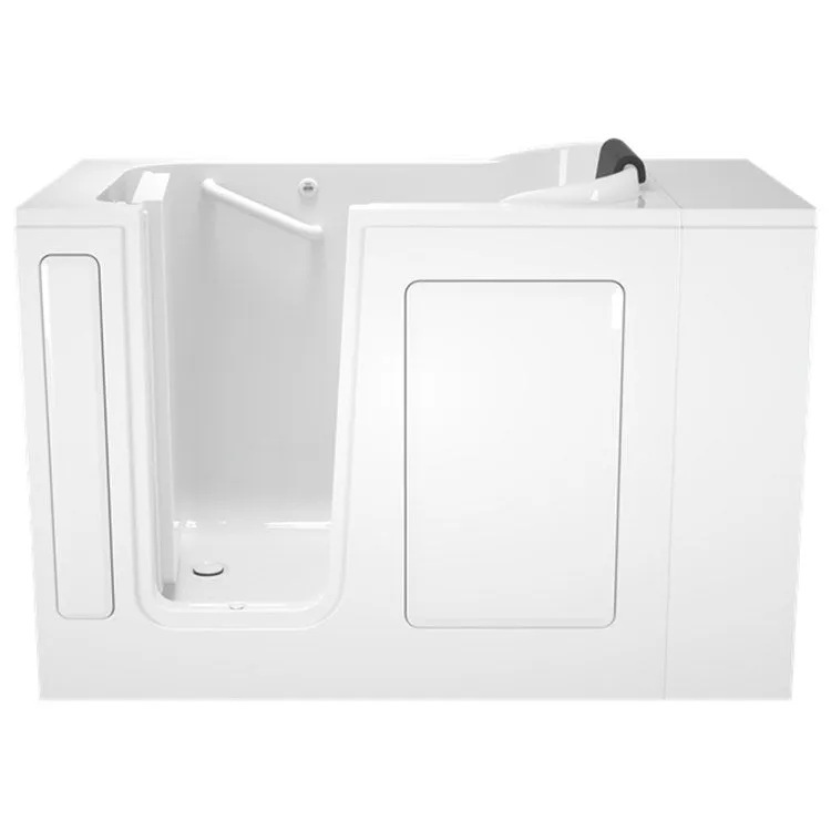 2848 Series 28"W x 48"L Gelcoat Walk-In Soaking Bathtub with Left-Hand Drain