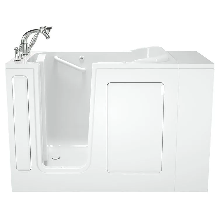 2848 Series 28"W x 48"L Gelcoat Walk-In Soaking Bathtub with Left-Hand Drain/Faucet