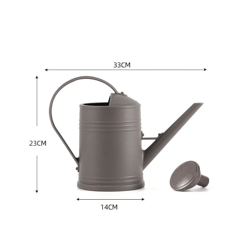 2L Garden Watering Can for Outdoor Plants & Flowers-Gray