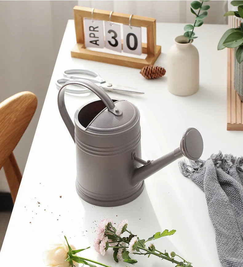 2L Garden Watering Can for Outdoor Plants & Flowers-Gray