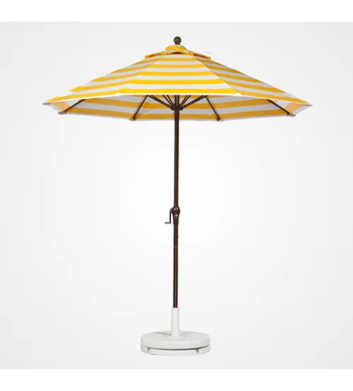 9 FT Commercial Market Umbrella With Crank, No Tilt