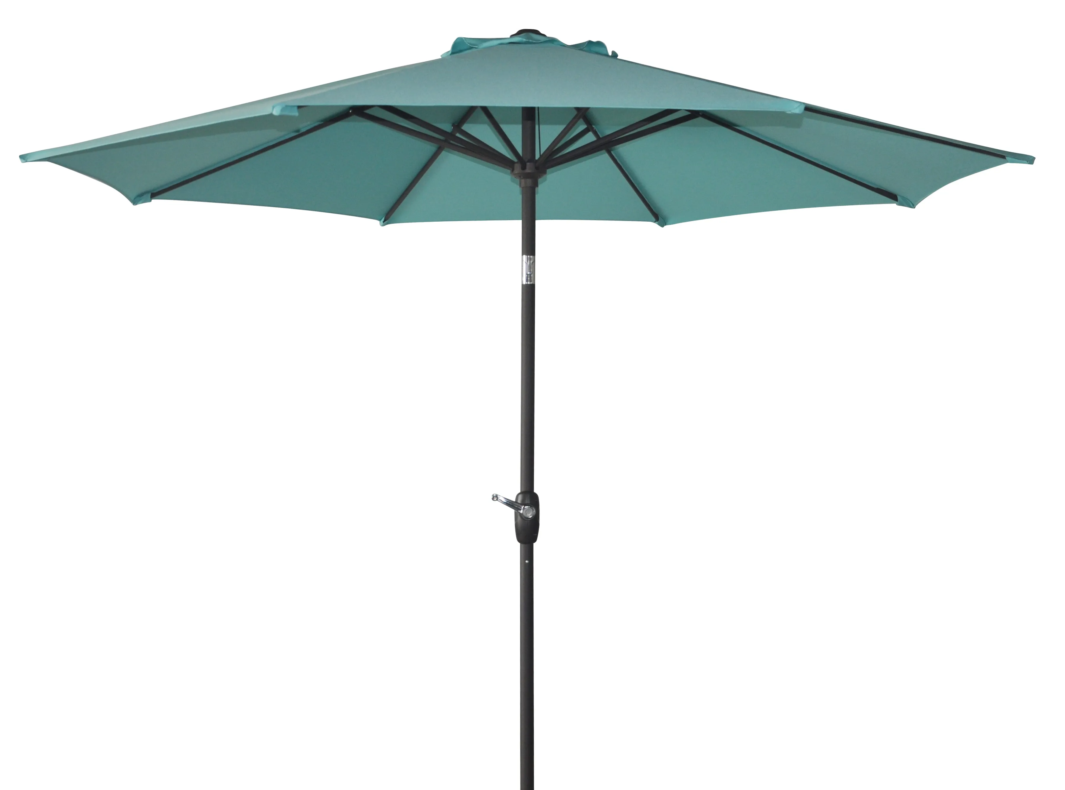 9' Steel Outdoor Patio Tilt Umbrella Sun Shade