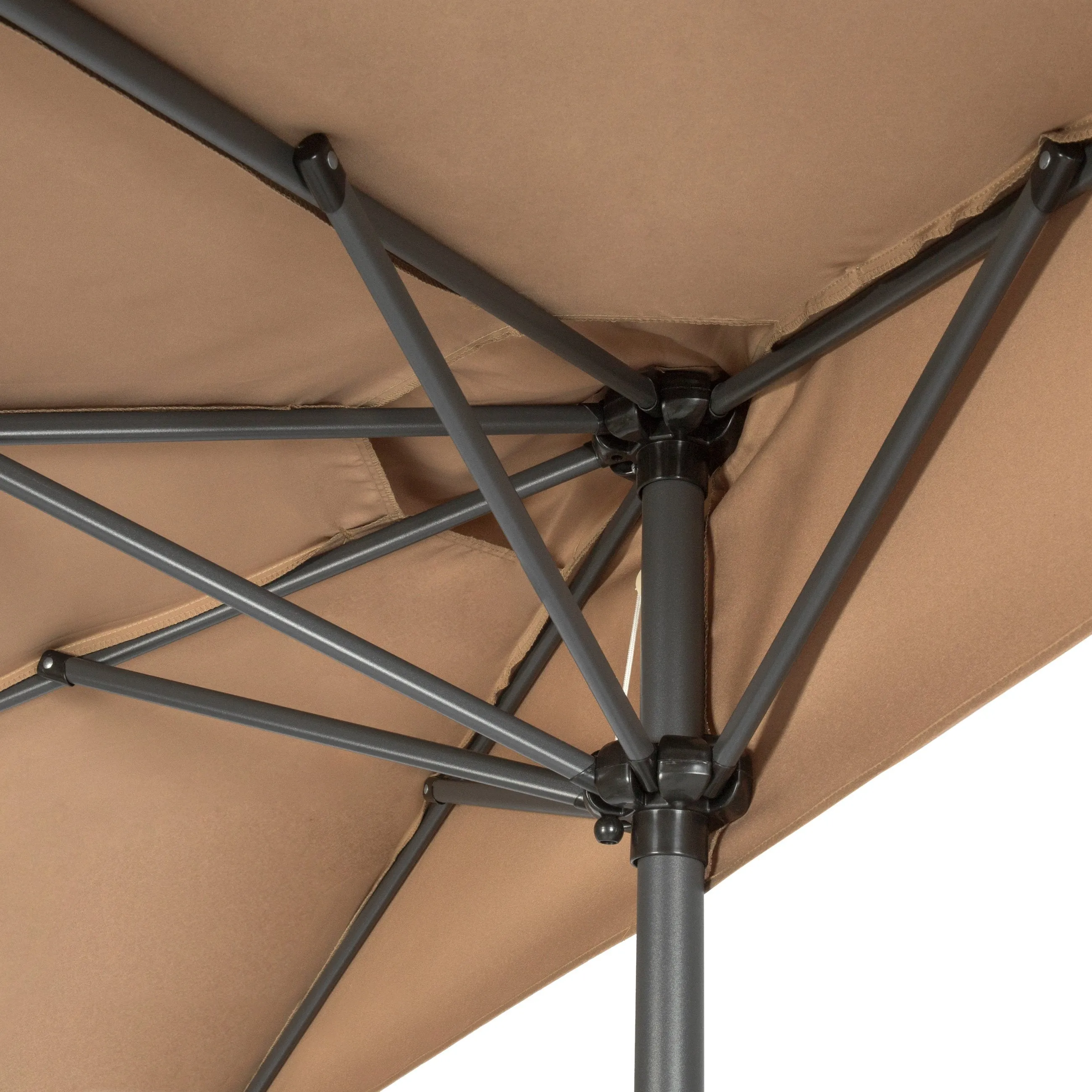 9ft Half Patio Umbrella w/ Crank