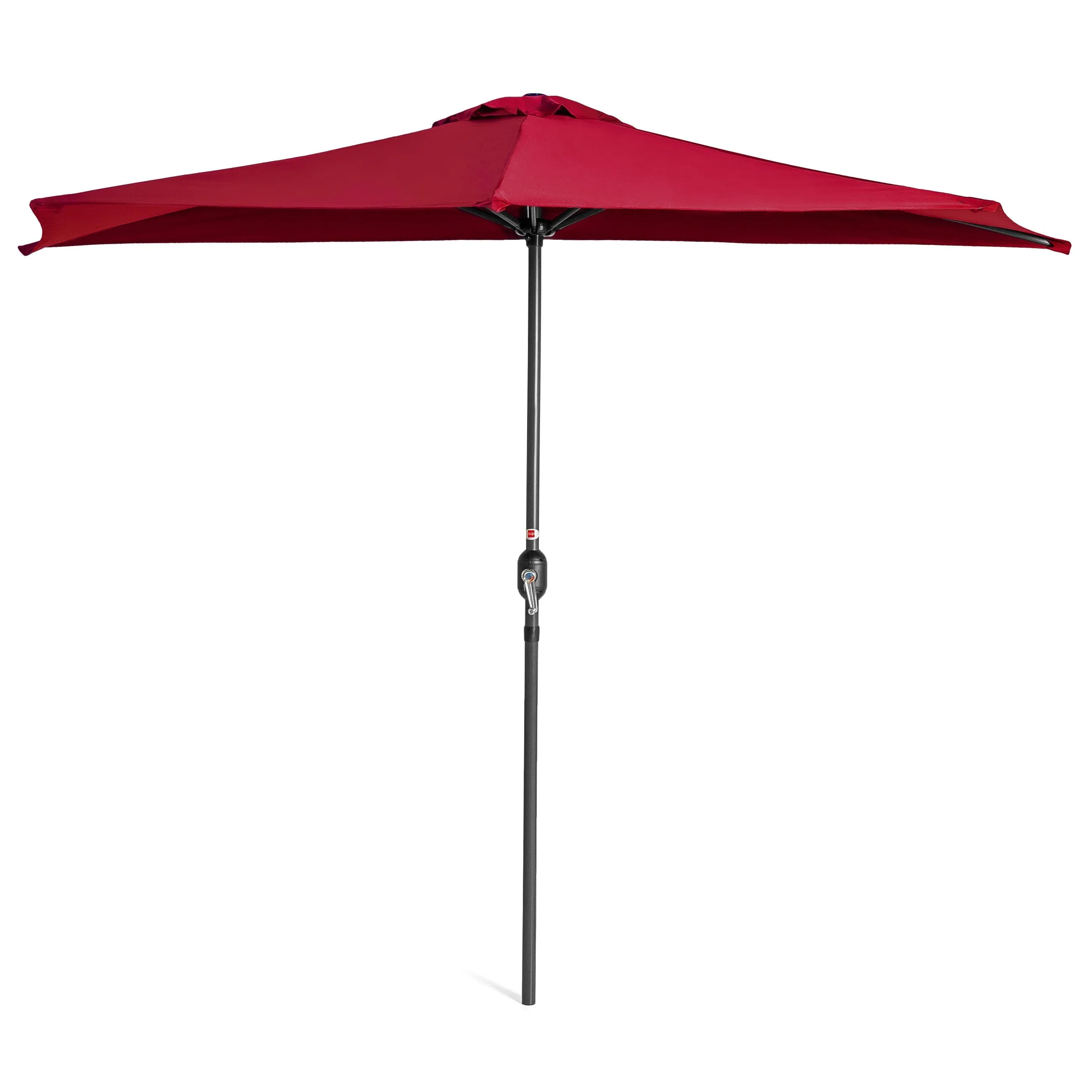 9ft Half Patio Umbrella w/ Crank