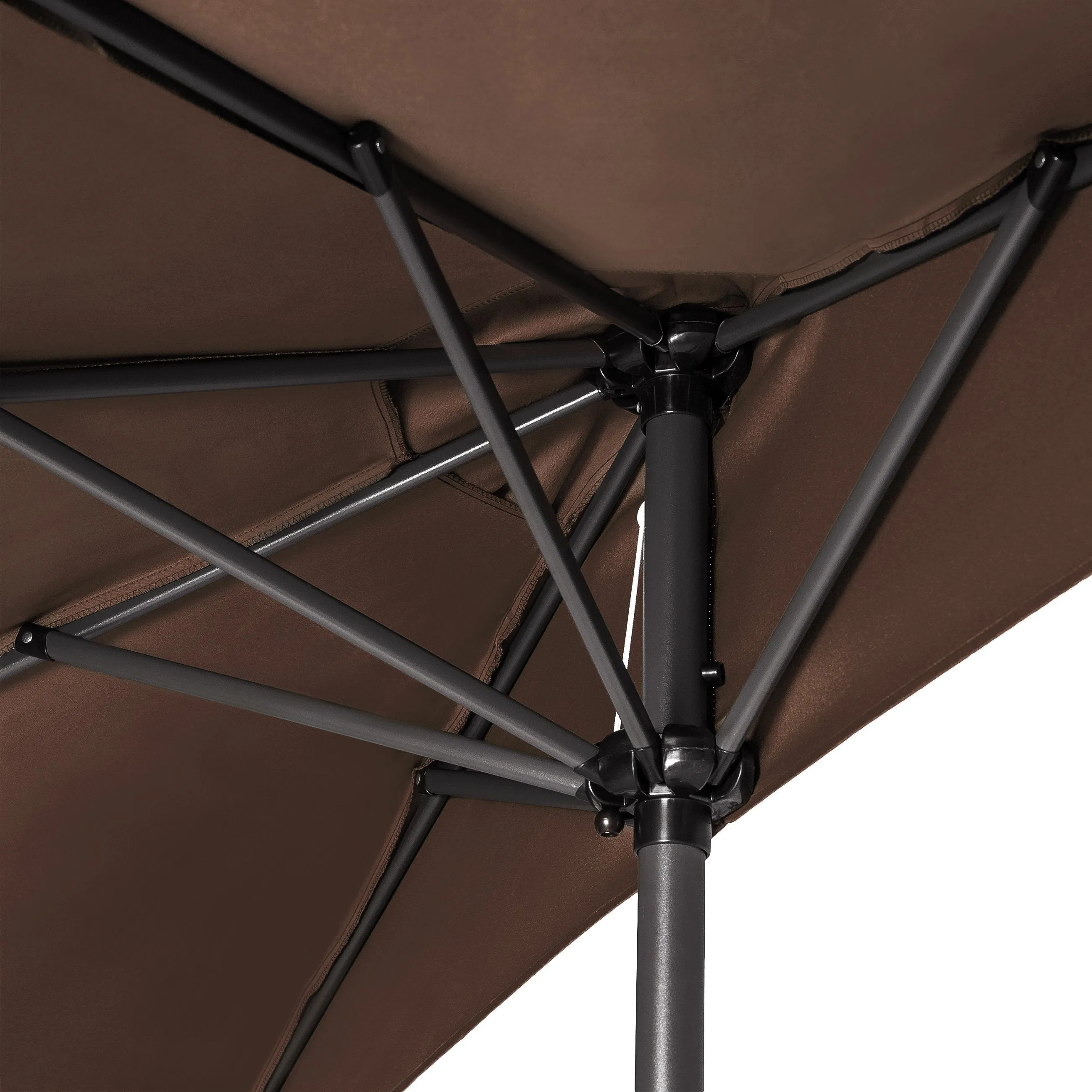 9ft Half Patio Umbrella w/ Crank