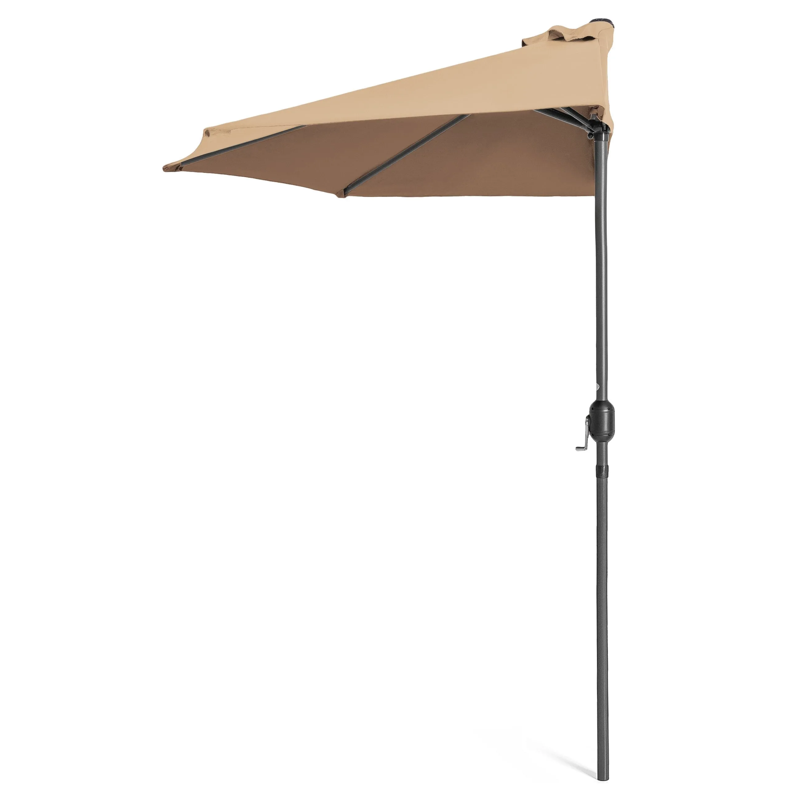 9ft Half Patio Umbrella w/ Crank