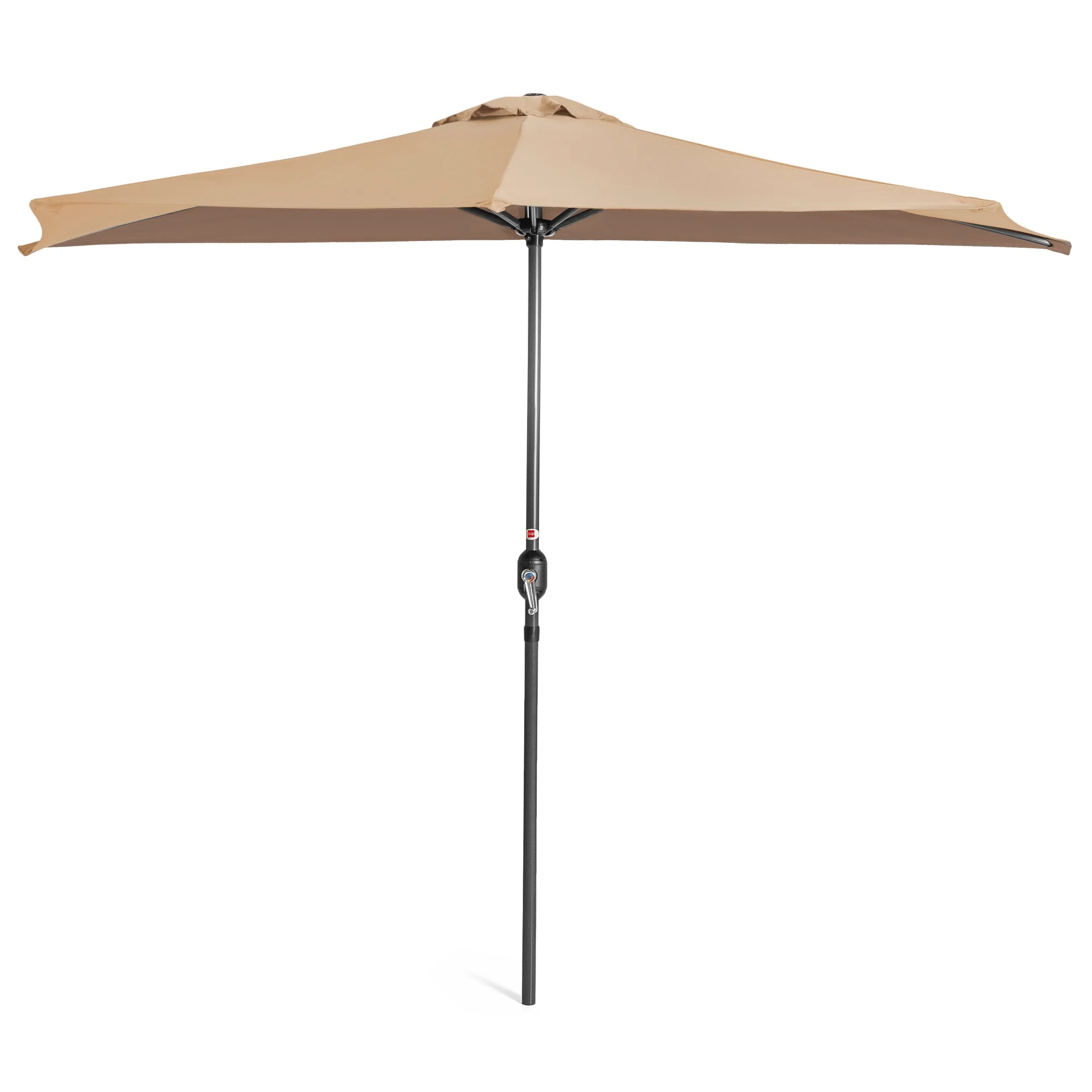 9ft Half Patio Umbrella w/ Crank