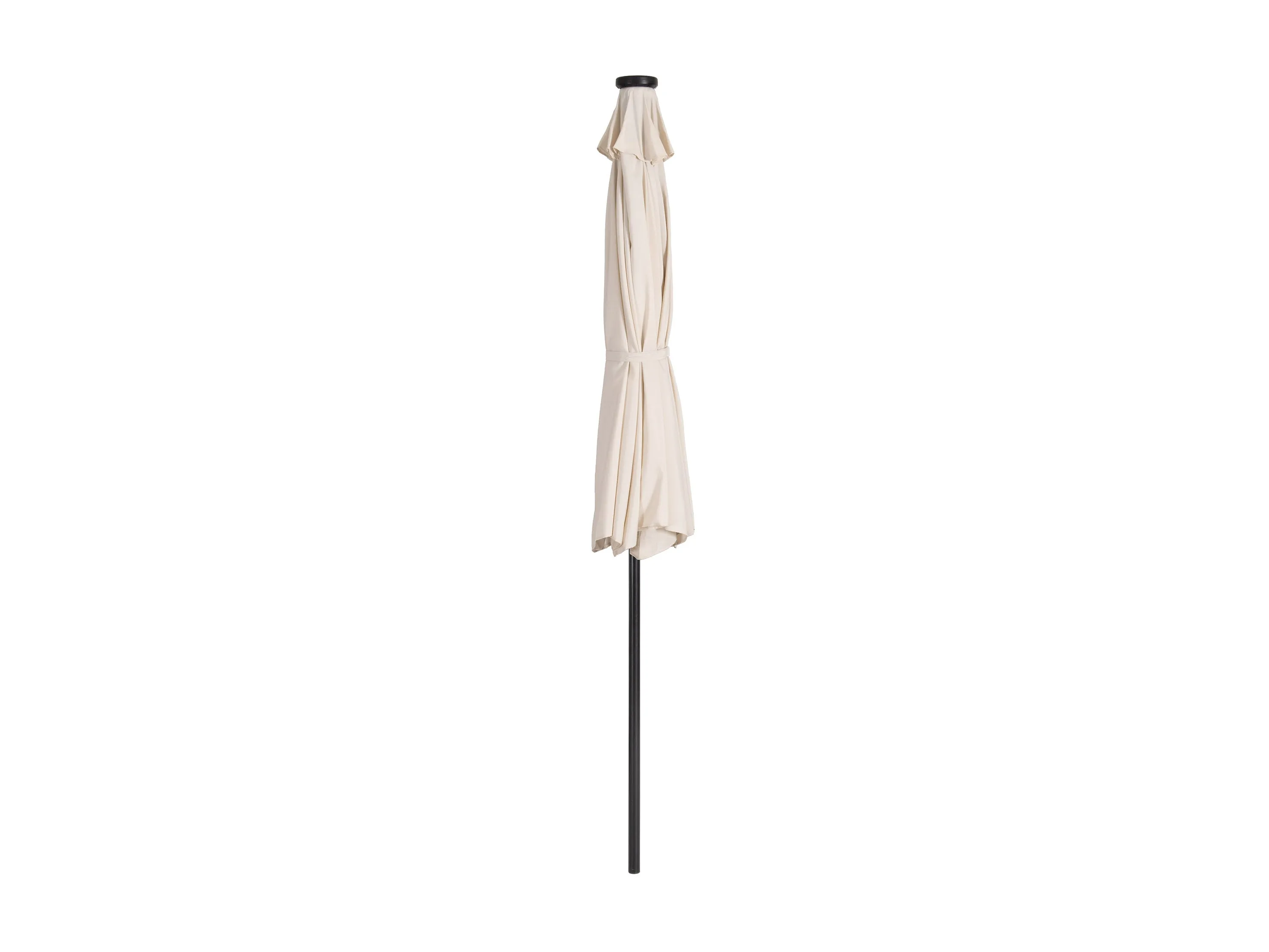 9ft White Patio Umbrella with Lights