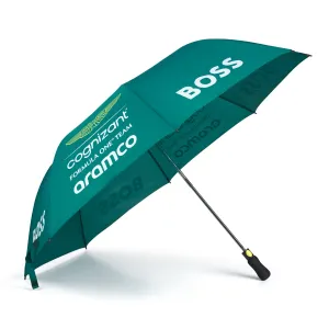 Aston Martin Aramco Cognizant F1 Official Team Telescopic Umbrella, 2023