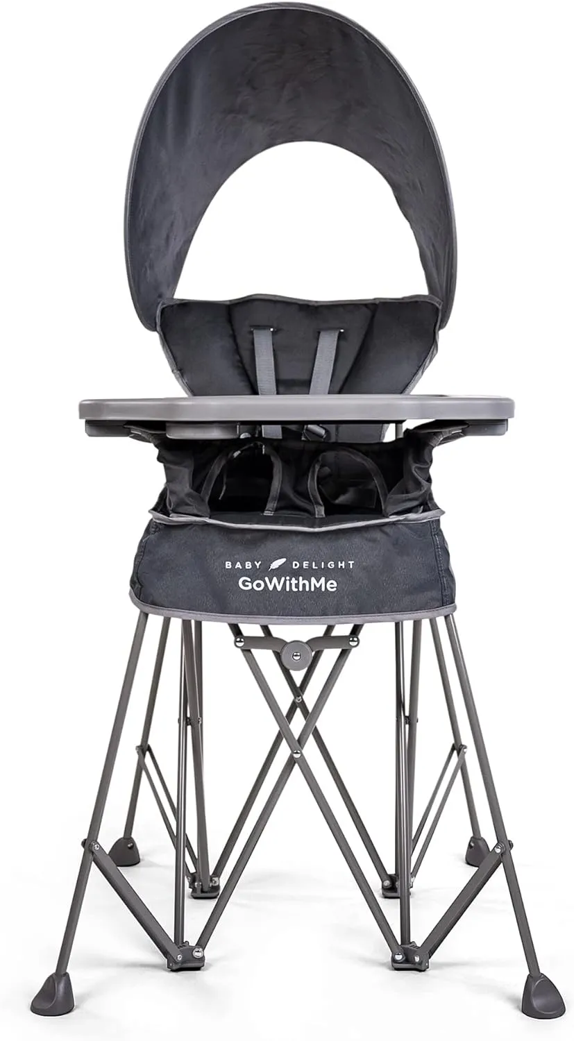 Baby Delight Go with Me Uplift Deluxe Portable High Chair with Canopy