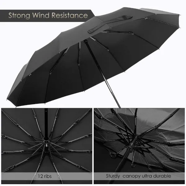 Black Classic Travel Umbrella