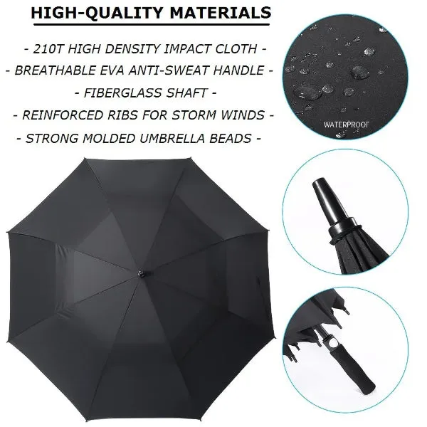 Black Large Golf Umbrella