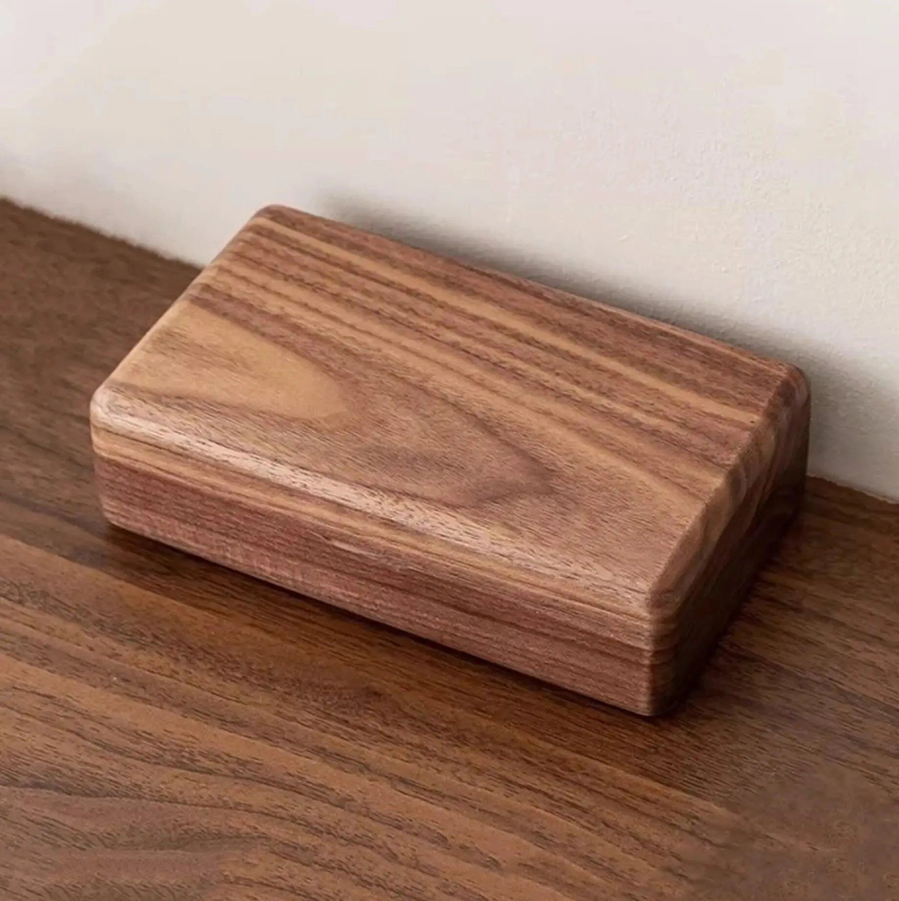 Black Walnut Portable Jewelry Box