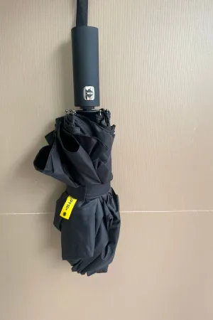 Black windproof umbrella