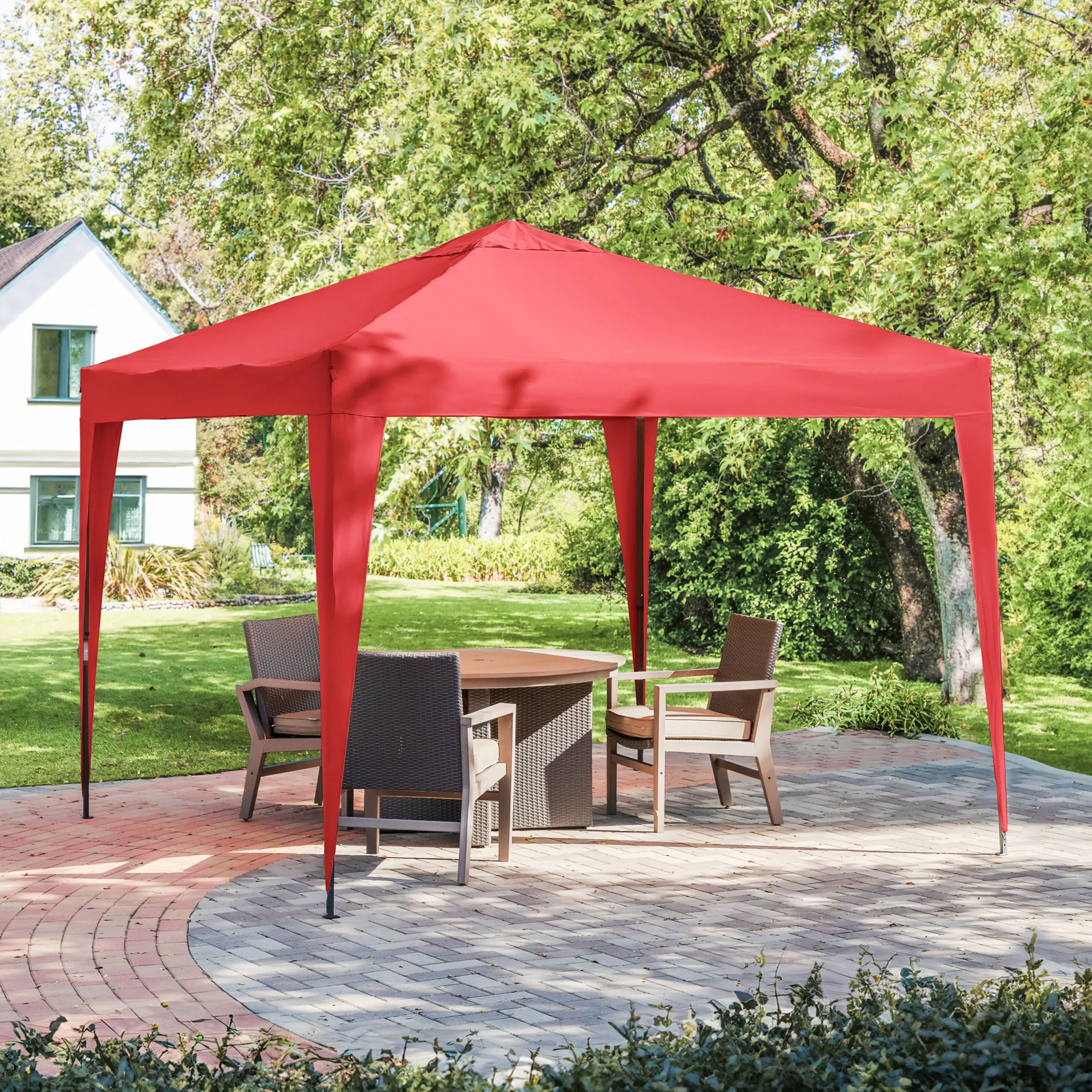 Briar Easy Set-Up Adjustable Outdoor Pop Up Gazebo with Soft Top and Carry Bag