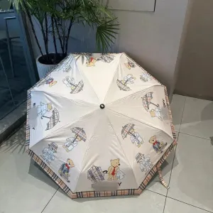 British Bear Pattern Luxe Umbrella