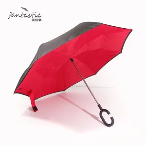 C-Handle cloud umbrella desigual invented sunprotection Double Layer Reverse Umbrella chinese creative male/women umbrella