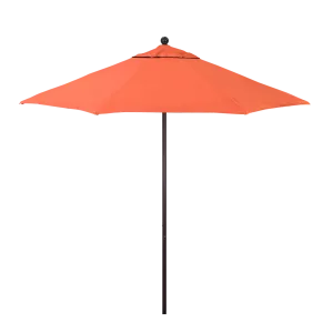 California Umbrella Golden State Series 9 ft Aluminum Patio Umbrella - Residential Grade with Collar Tilt and Crank Lift