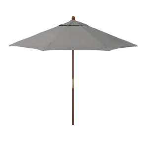 California Umbrella Grove Series 9 ft Commercial Grade Patio Umbrella - Hardwood Pole with Push Lift