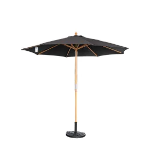 Cenote 9-ft Octagon Hardwood Market Umbrella - Breez-Tex