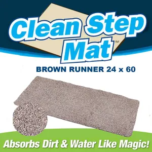 Clean Step Mat Runner (24" x 60")- Tan