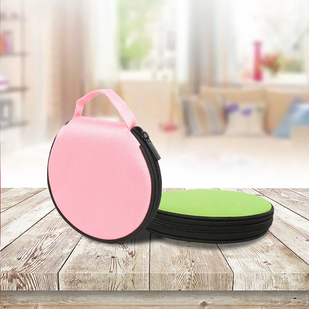 Compact car CDDVD storage bag for home and travel