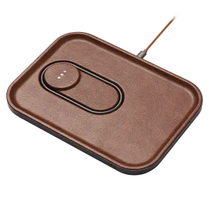 Courant Mag:3 Classics Wireless Magsafe Charging Pad - Saddle