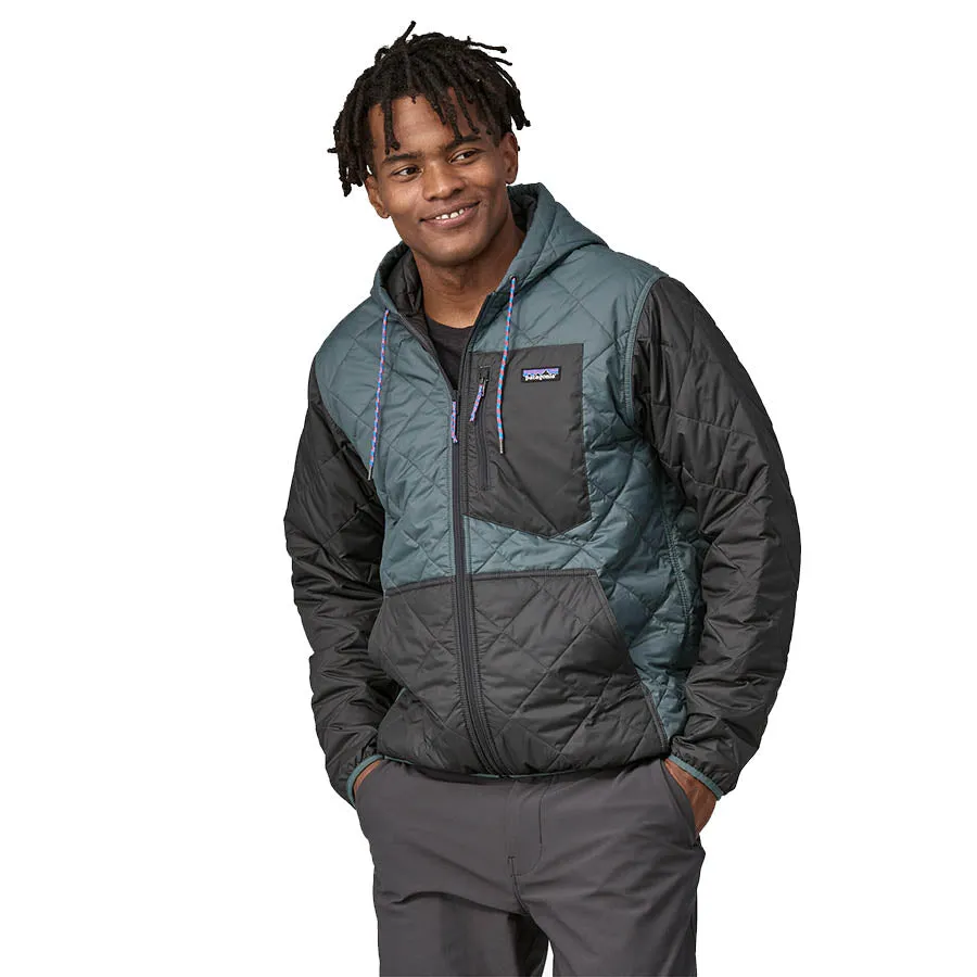 Diamond Quilted Bomber Hoody - Nouveau Green