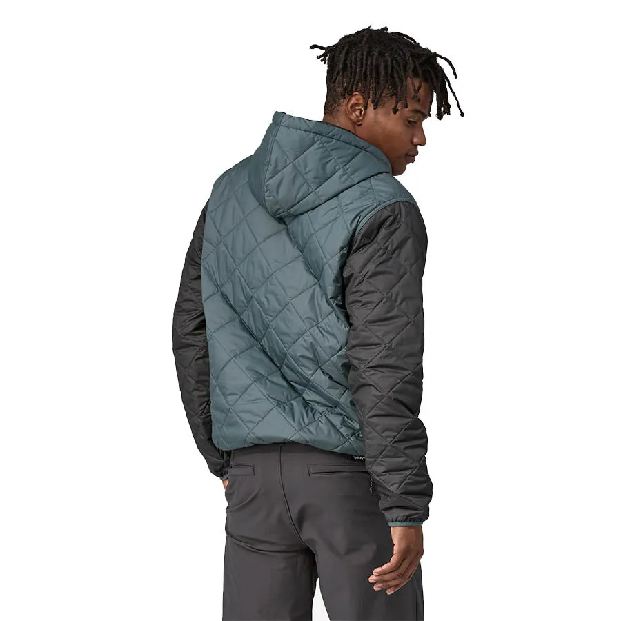 Diamond Quilted Bomber Hoody - Nouveau Green