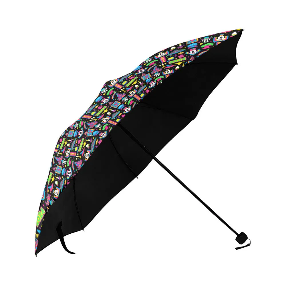 Disney 2024 Dark Anti-UV Foldable Umbrella