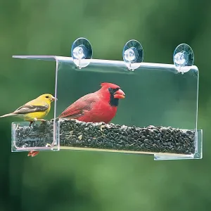 Duncraft Cardinal Classic Window Feeder