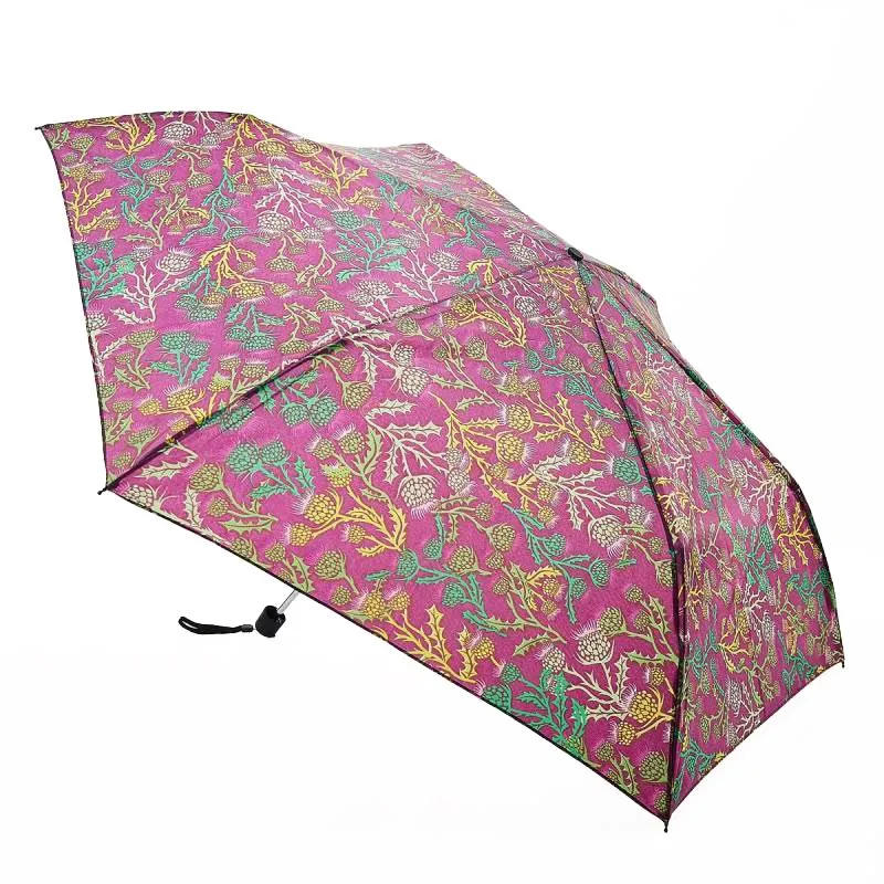 Eco Chic Foldable Mini Umbrella Thistle Purple