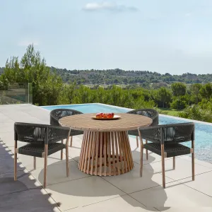 Escondido and Doris 5-Piece Outdoor Dining Set