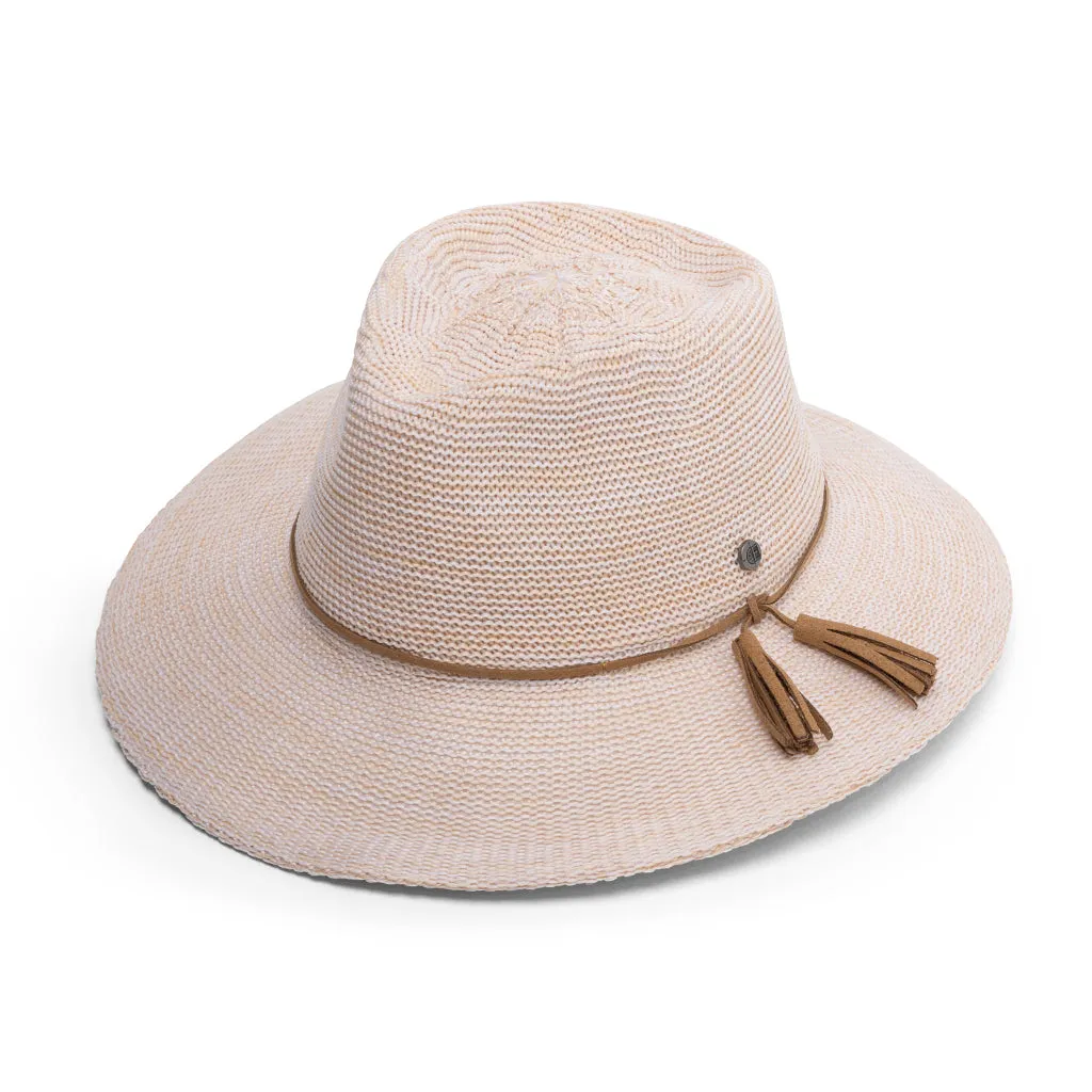 Evoke Caroline Fedora - Wheat