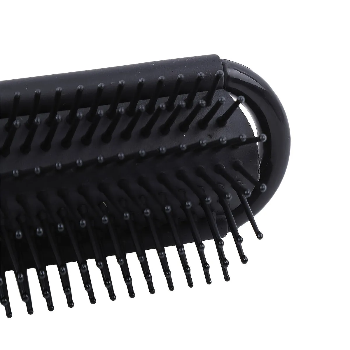 Foldable Travel Hair Comb with Mirror for Portable Styling