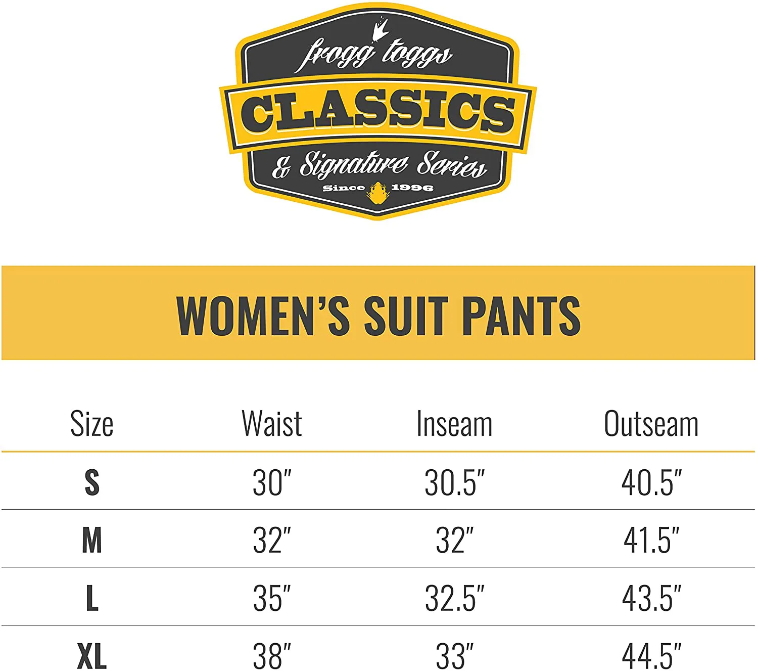 FROGG TOGGS Women's Classic Pro Action Waterproof Breathable Rain Pant