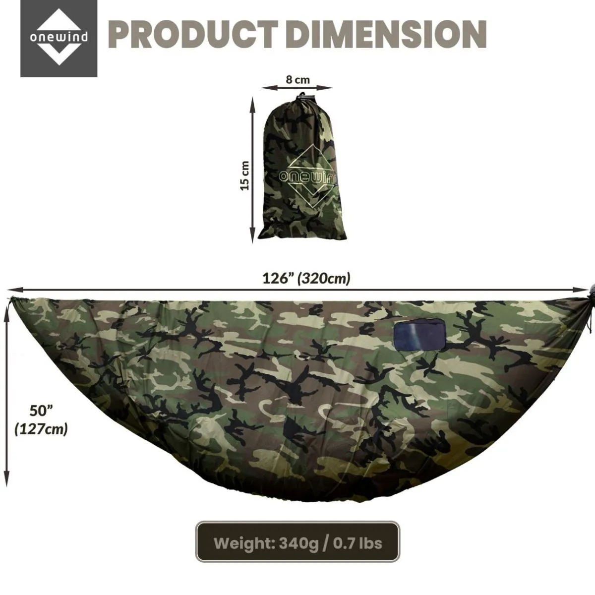 Hammock Winter Windsock Camo