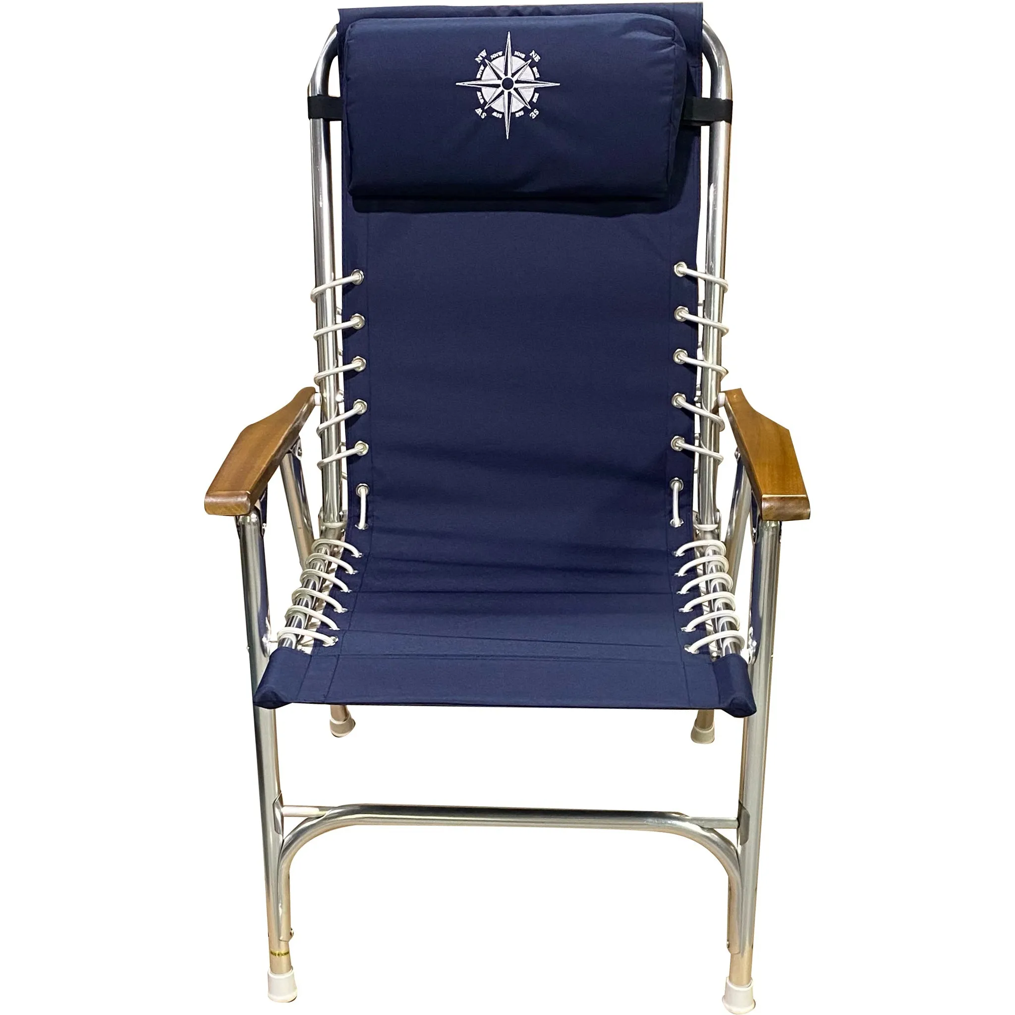 High Back Folding Chair - Blue  *Freight Alert*