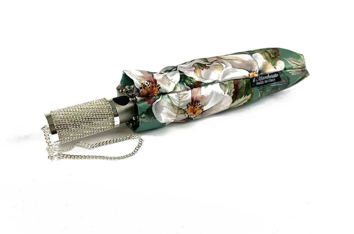 il Marchesato Ladies Folding Umbrella - Exclusive Floral Design