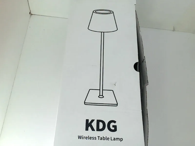 KDG Cordless Wireless Table Lamp Black